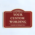 Custom Outdoor Decorative Metal Signs, Personalized Aluminum Sign, Driveway Sign by SpeedyOrders