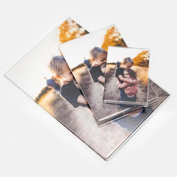 8 Pcs Magnetic Picture Frames for Refrigerator 2.36 x 3.54 Inch, Acrylic - Image 4