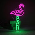 Lucunstar Flamingo Bar Neon Sign, LED Light Up Sign by LUCUNSTAR