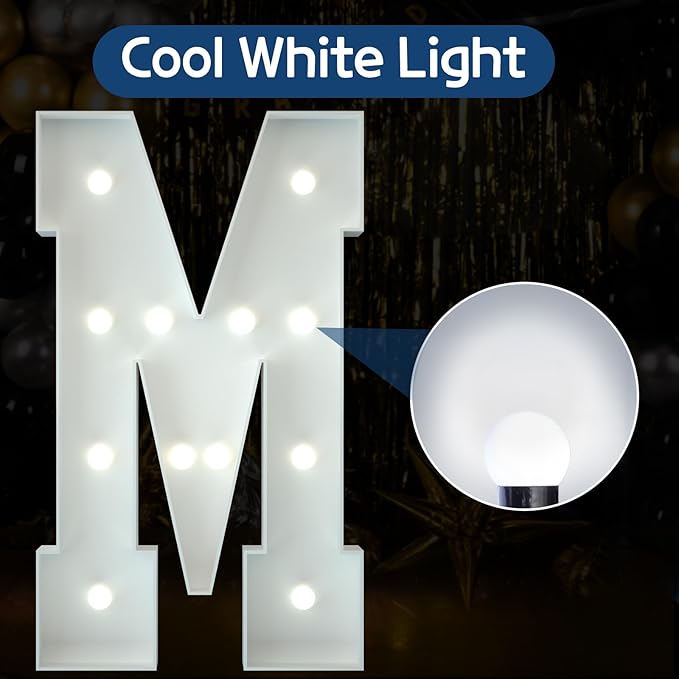 Marquee Letters 4 Feet Tall Large Light Up Letters Baby Shower Decorations - Image 2