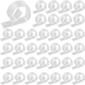 36PCS Transparent Clear Tablecloth Clips, Plastic Table Cloth Clips，Windproof by Unknown