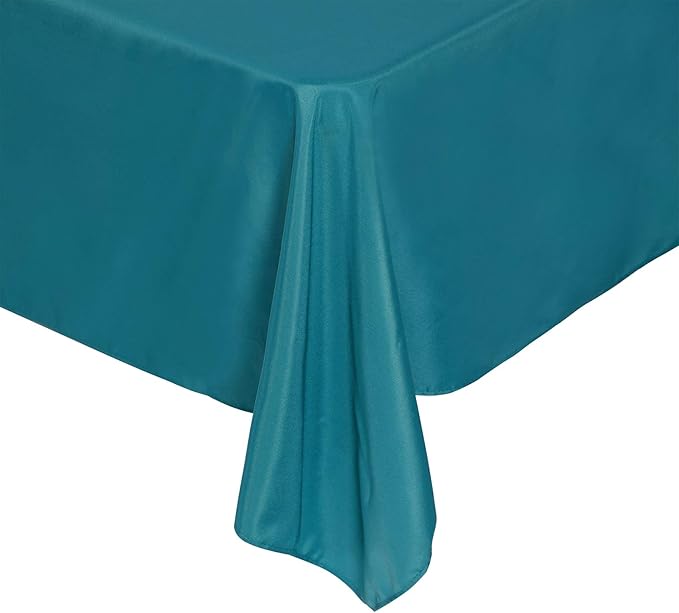 Rectangle Tablecloth 90x156 inch Washable Polyester Fabric Table Cloth - Image 7