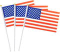 Small American Flags On Stick, Mini Handheld American USA Flag by Mflagperft