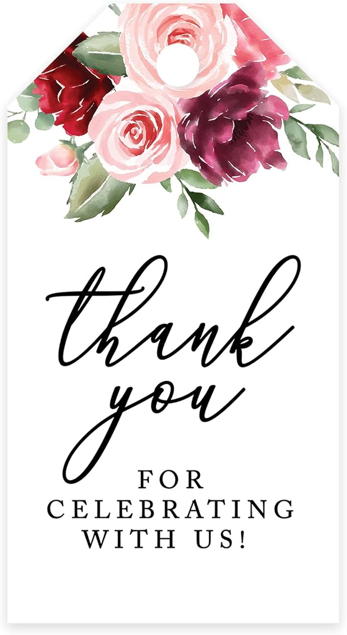 Andaz Press 100-Pack Thank You for Celebrating by AndazPress