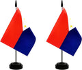 2 Pack Philippines Desk Flag, Filipino Table Office Flag by Unknown