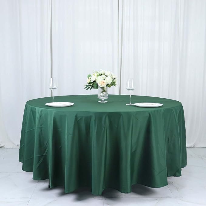 Efavormart Round Tablecloth, 108 Inch Stain & Wrinkle Resistant Washable Table - Image 3