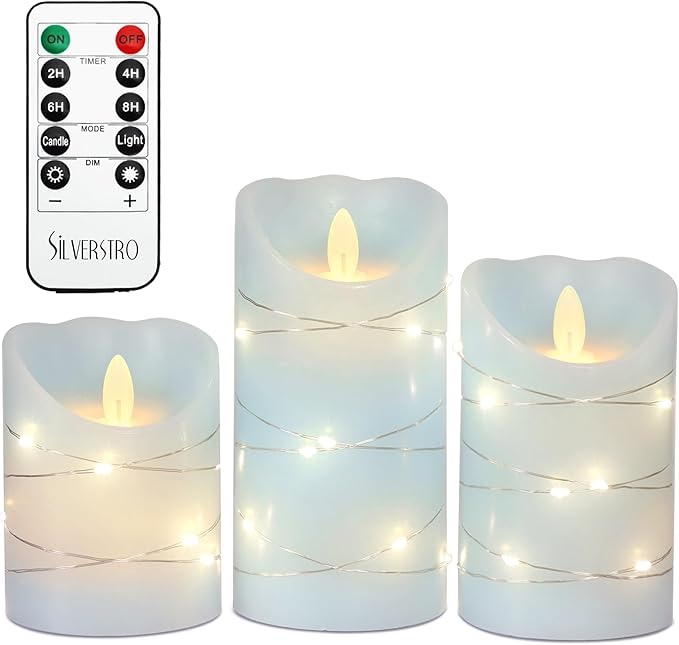 Silverstro Nautical Flameless Candles - Image 7