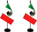 2 Pack Mexico Desk Flag, Mexican Table Office Flag by Unknown