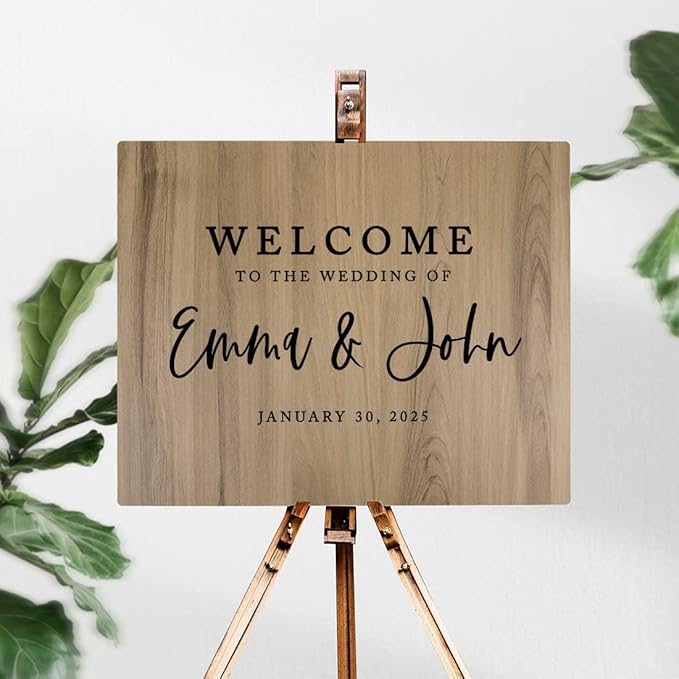 Andaz Press Large Wooden Welcome Sign - Image 2