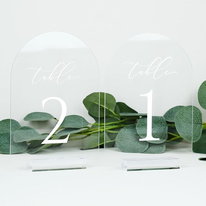 JINMURY Clear Arch Table Numbers - Image 3