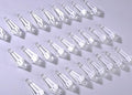H&D 50pcs 38mm Crystal Icicle Pendant Chandelier Prisms Drops Lamp Candle by HDHYALINEDORA