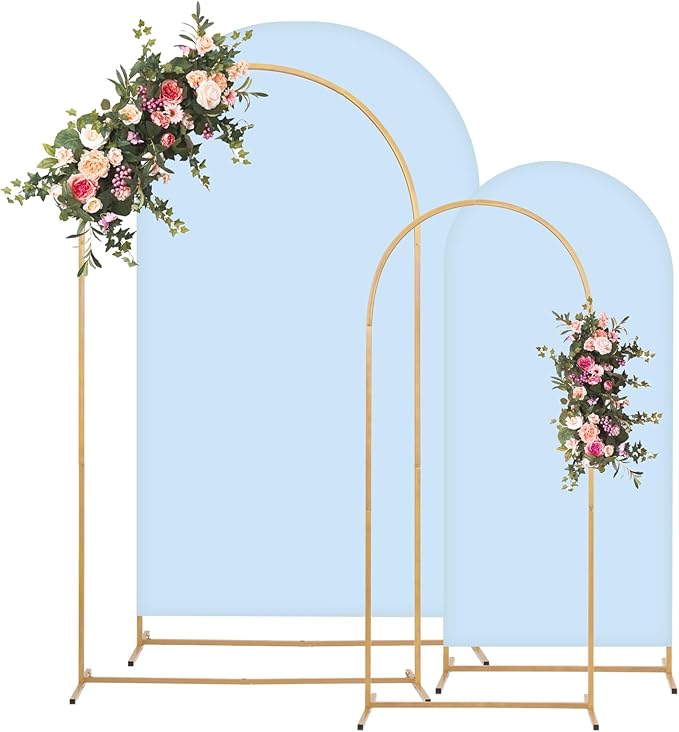 Metal Arch Backdrop Stand and Cover Set, 6FT Party Backdrop, Backdrop Stand by Unknown