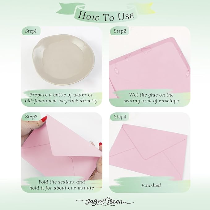 50 Pack 5x7 Envelopes Letter Size, Envelope 5.4x7.6 - Image 5