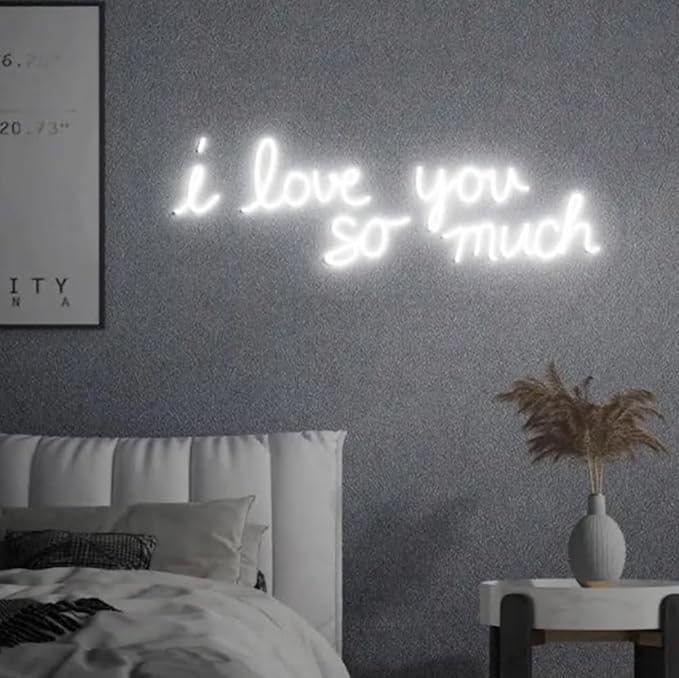 I love you so much Neon Sign, Wedding Backdrop Led Sign, Wedding Reception - Image 5