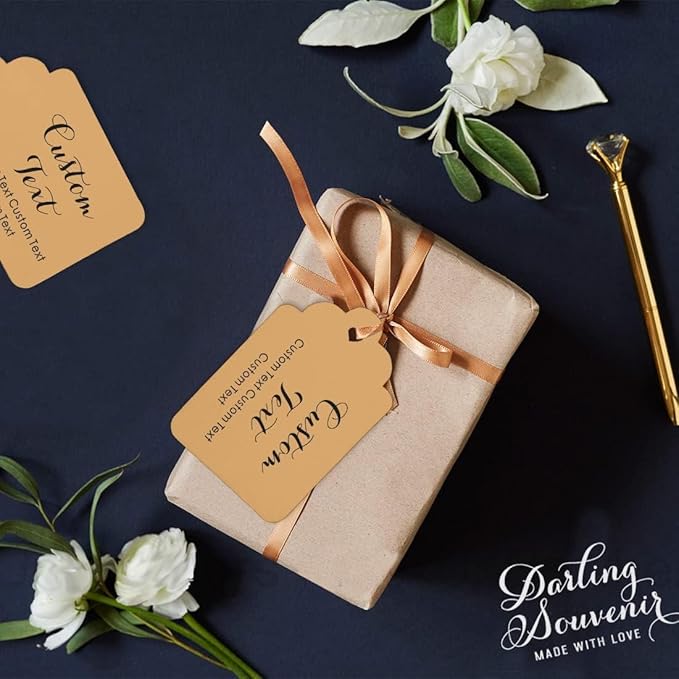Custom Gift Tags with String, Personalized Tags - Image 3
