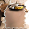 Folkulture Table Runners | Fall Table Runner 90 inches Long | Scallop Table by FOLKULTURE