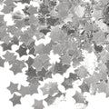 Silver Star Confetti 0.6 inch, Round Silver Foil Confetti, Shiny Silver Confetti by CC+wonderland+zone