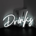 Looklight Drinks Neon Sign, Bar Neon Sign, Neon Signs by LooklightNeonSign