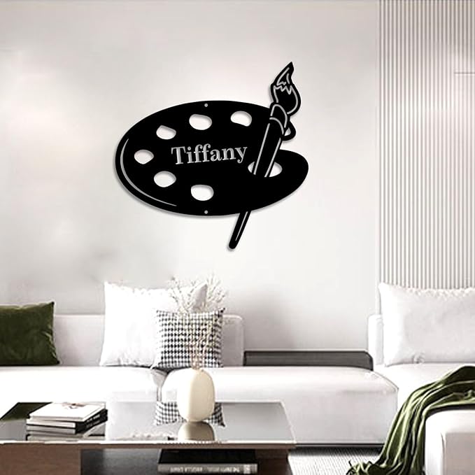 Personalized Artist Palette Metal Wall - Image 4