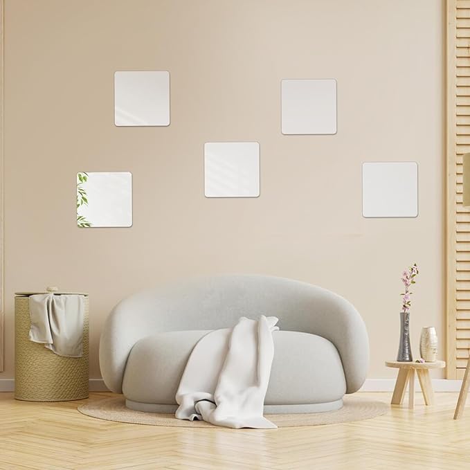 16Pcs Mirror Centerpieces for Tables, 7.87 x 7.87inch Square Mirrors Candle - Image 5