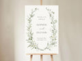 Personalized Wedding Welcome Sign, Pole Mount by CENOVACY