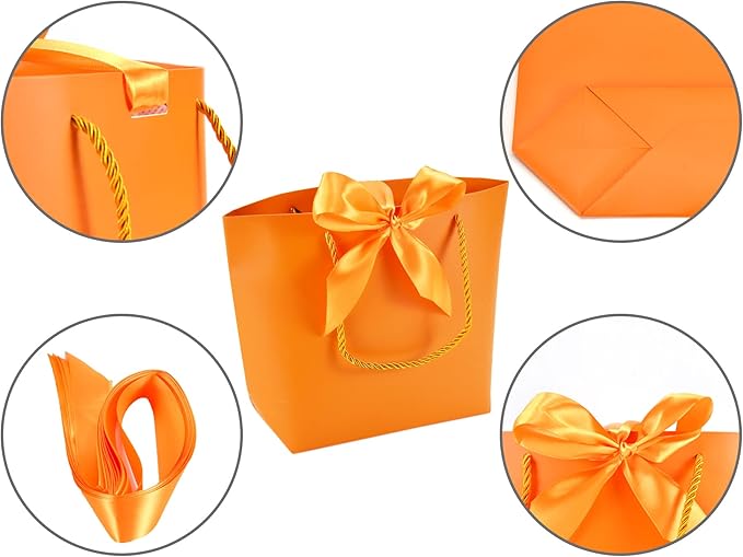 HUAPRINT Gift Bags with Handles, Party Favor Bags with Bow Ribbon - Image 4