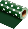 Burymento Green and White Dots Wrapping Paper, Reversible Pink Gift Wrap by BurymentoisaprofessionalwrappingpaperbrandThewrappingpaperismadeofkraftpaperpearlescentmatteglossyglitterbrushedlaserandothermaterialsdouble-sidedprintingbackcuttingandotherdetailsOriginalpatternscarefullymadewrappingpaperbrand