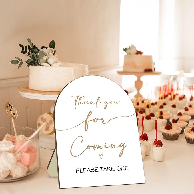 Thank You Sign for Guests, Bridal Shower Baby Shower Decoration Sign, Thank You - Image 3