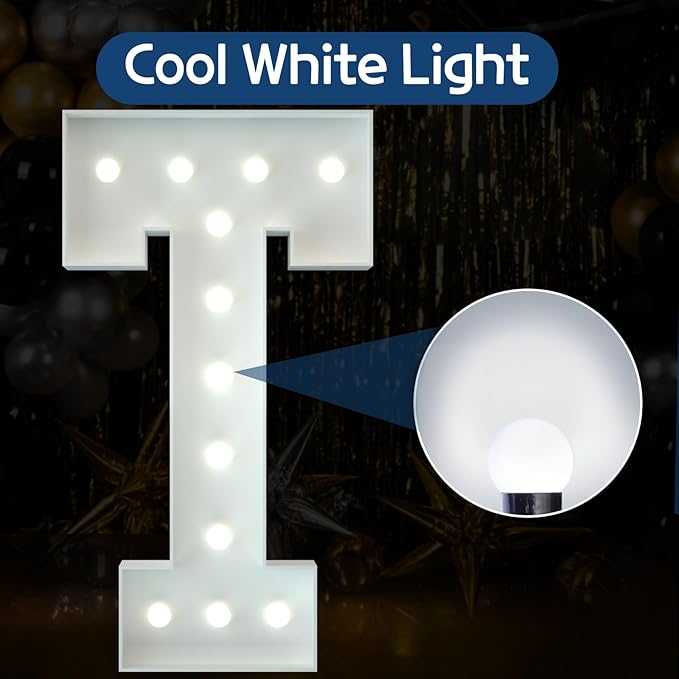 Marquee Letters 4 Feet Tall Large Light Up Letters Baby Shower Decorations - Image 2