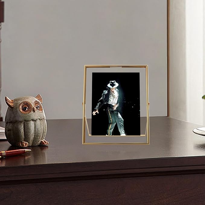 Gold Floating Frame, For Picture 7x9, Tabletop Photo Frames, Classy Gift For - Image 7