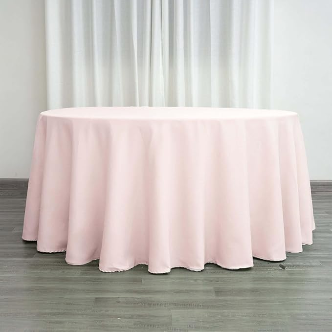 Efavormart Round Tablecloth, 132 Inch Stain & Wrinkle Resistant Washable Table - Image 7