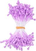 150-Pack Flower Stamens for Crafts, 5mm Double Heads Artificial Pearl Floral by MMETERXITY