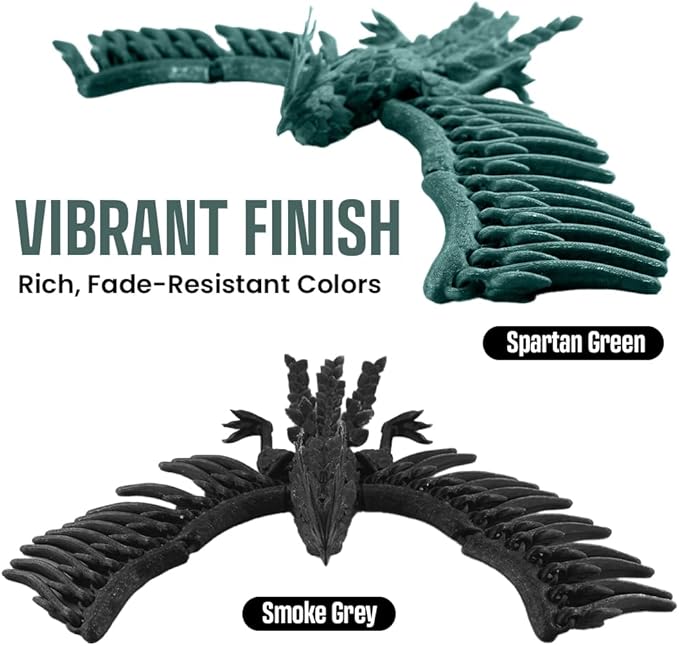 TwistedForge Articulated Forest Phoenix Figurines – 2‑Pack Mythical Creatures - Image 6