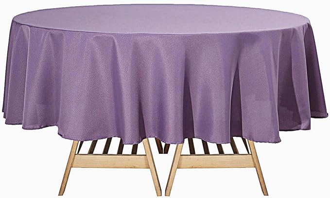 Efavormart Round Tablecloth, 90 Inch Stain & Wrinkle Resistant Washable Table - Image 7