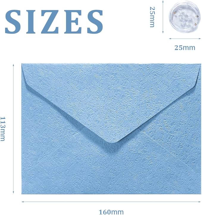 30 Pieces A6 Envelopes with 30 Seal Stickers, 6.32 x 4.45 inch Envelopes - Image 2