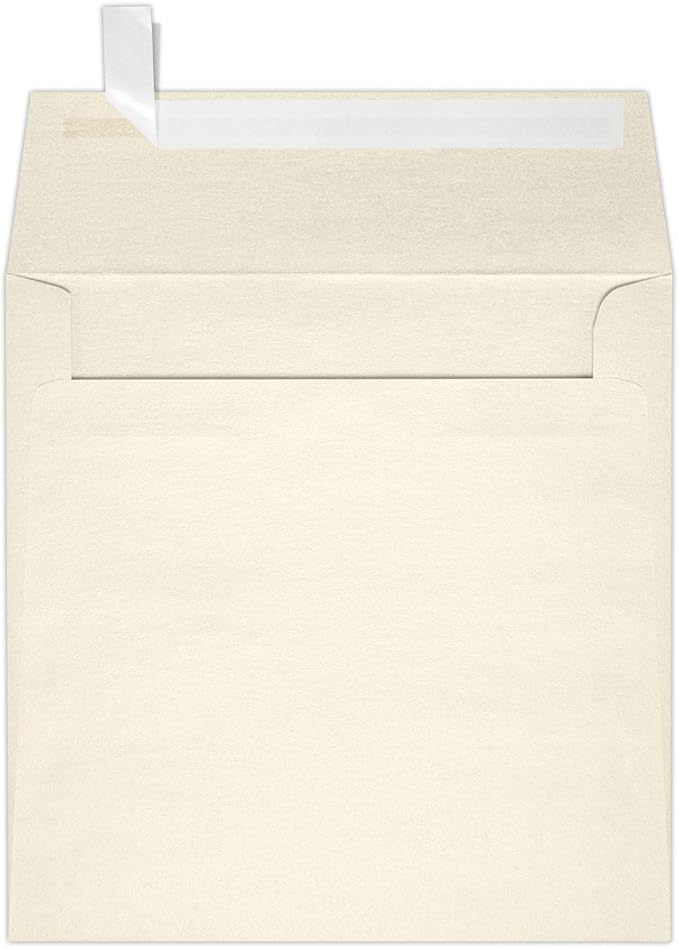 LUXPaper Square Invitation Envelopes | Peel & Press | 3 1/4" x 3 1/4" | - Image 2