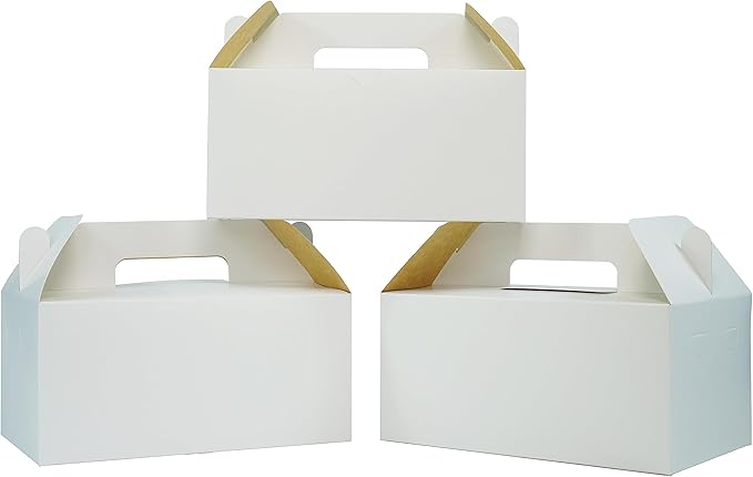 PandaPandaPPS 50 Pack White Gable Boxes by PandaPandaPPS