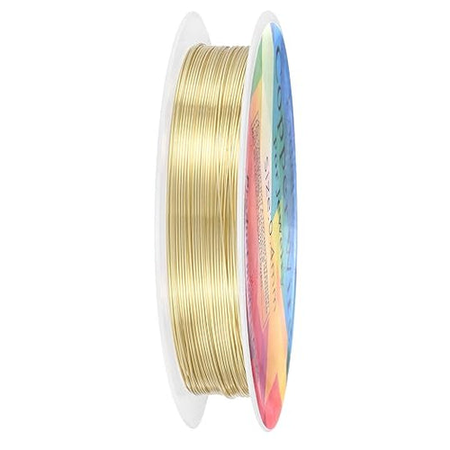 0.4 mm/26 Gauge Copper Wire for Jewelry Making, 30.2FT Copper Beading Craft by MMETERXITY