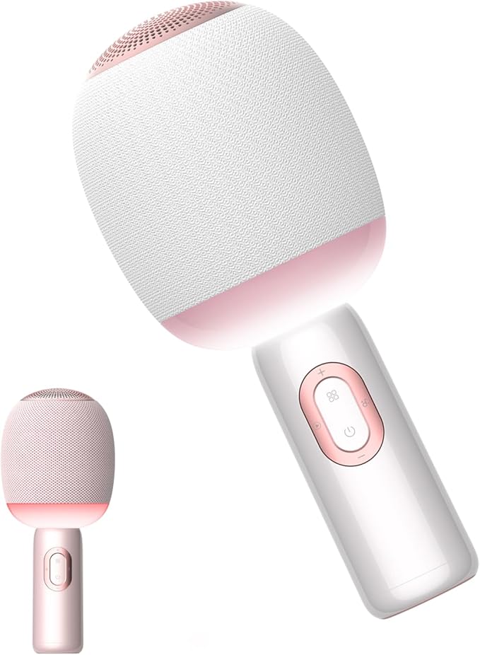 Wireless Bluetooth karaoke Microphone, 5-in-1 Portable Handheld Microphone by PUREMIC