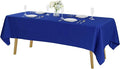 Rectangle Tablecloth 60x102 inch Washable Polyester Fabric Table Cloth by Cupuamon