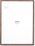 Opposite Wall - 18x24 in - Dark Solid Oak Wood Picture Frame - Lightweight by OppositeWall