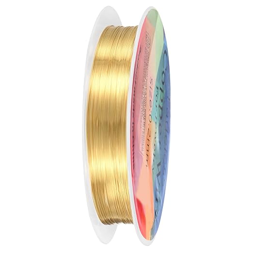 0.2 mm/32 Gauge Copper Wire for Jewelry Making, 82FT Copper Beading Craft Wire by MMETERXITY