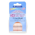 Beadalon ColourCraft Wire, 24 Gauge, Rose Gold Color Silver Plated, 30 yd Spool by Beadalon