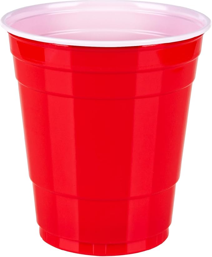 Amazon Basics Small Disposable Plastic Party Cups - Image 2