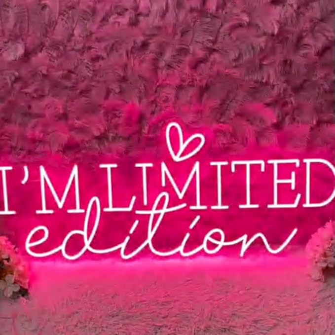 I'm Limited Edition LED Neon Sign, Custom Beauty Room Light Sign, Beauty Salon - Image 3