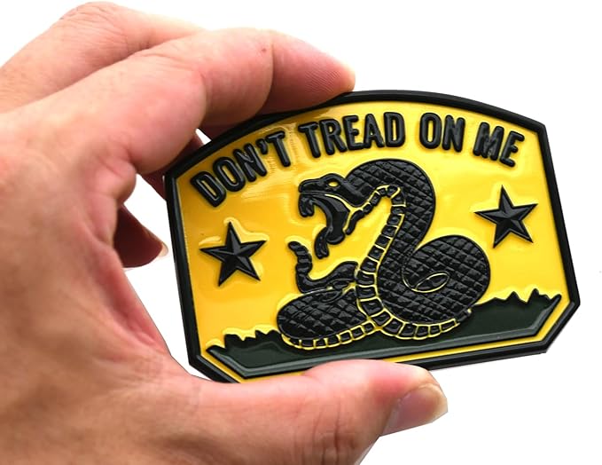 1x Gadsden Flag Rattlesnake Car Emblem 3D Decal Sticker - Image 3