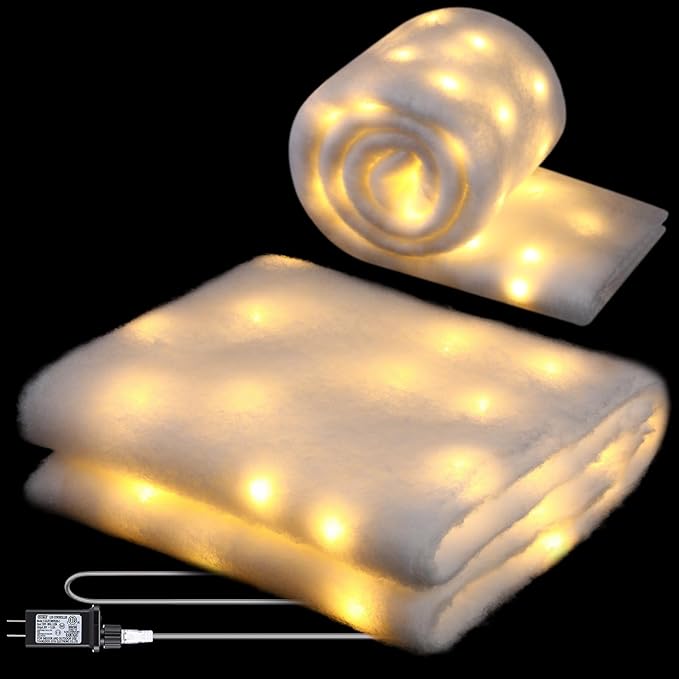 VIHOSE Christmas Snow Blanket by VIHOSE