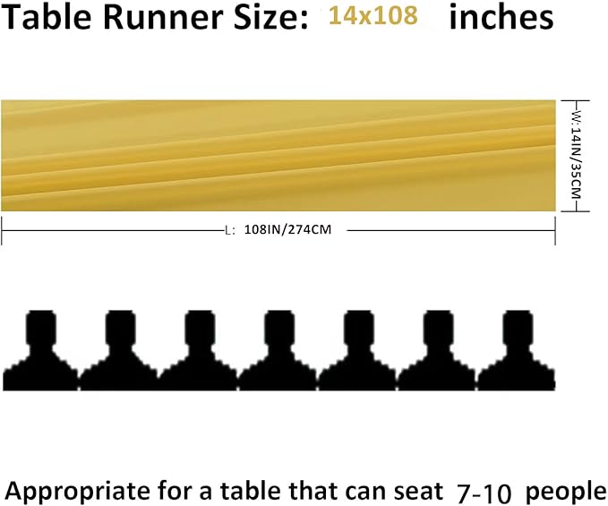 12Pack 9ft Chiffon Table Runner 14x108 Inch Sheer Romantic Table Runner - Image 2