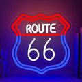 Route 66 Neon Sign, Route 66 Light up Sign Led Neon Light Signs by Unknown