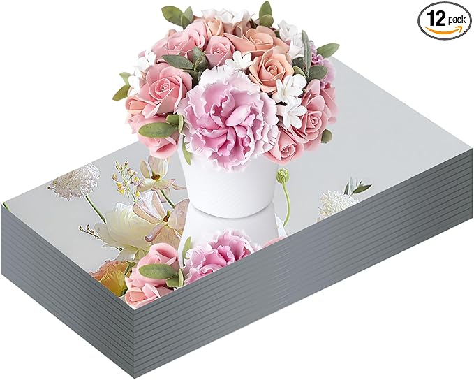 JAMBALAY 12"×5" Mirror Centerpieces by JAMBALAY